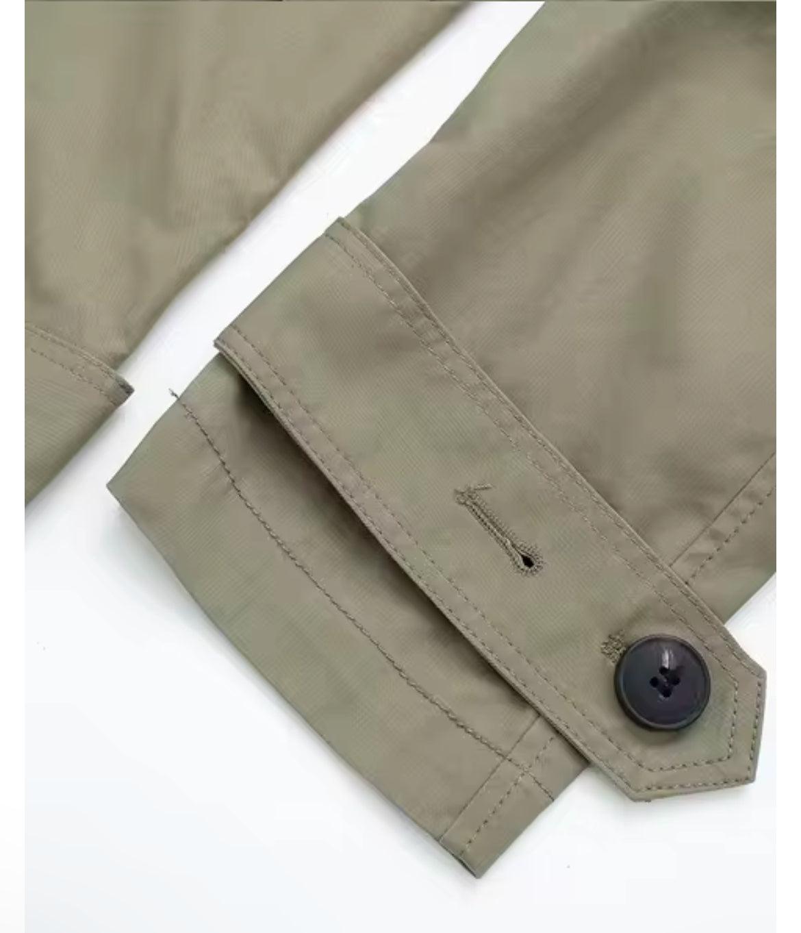 Timeless Longline Trench Coat – Green