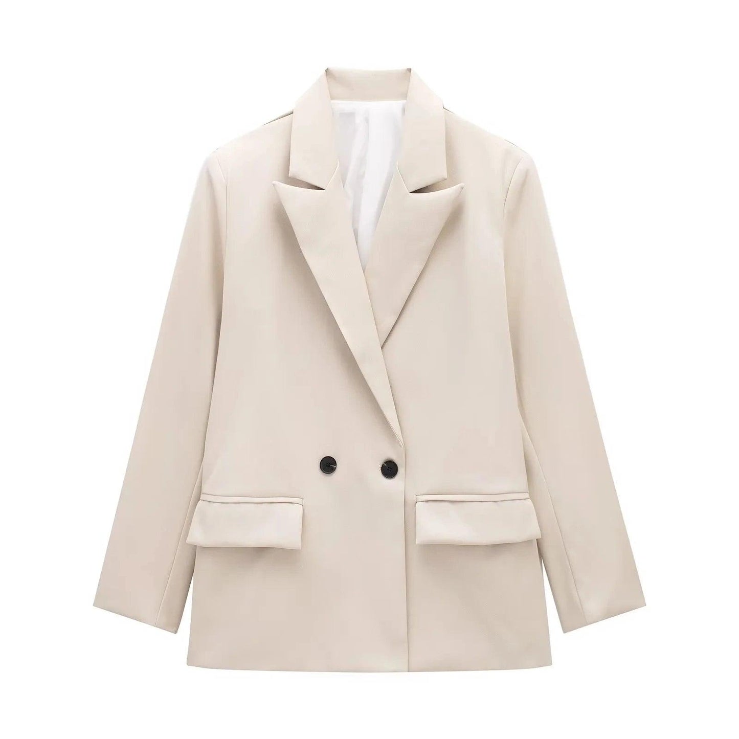 Double-Breasted Capsule Blazer – Off White
